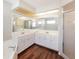Double vanity bathroom with shower and garden tub at 1090 Yarmouth St, Port Charlotte, FL 33952