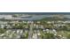 Wide aerial view of waterfront homes and community at 3300 Sea Grape Dr, Hernando Beach, FL 34607