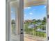 Balcony with partial water view and neighborhood views at 1340 Apollo Beach S Blvd, Apollo Beach, FL 33572