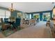 Bright living room features a fireplace and ample natural light at 5462 Chanteclaire # 65, Sarasota, FL 34235