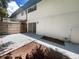 Private patio with space for grilling and relaxing at 1052 Longfellow Cir, Sarasota, FL 34243