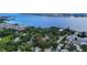 Aerial view showing home's location near the water at 210 15Th E St, Bradenton, FL 34208