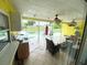 Screened-in patio overlooking the pool at 156 Francis Ne Dr, Port Charlotte, FL 33952