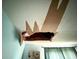 Image shows significant damage to the ceiling at 156 Francis Ne Dr, Port Charlotte, FL 33952