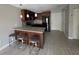 Modern kitchen with stainless steel appliances and granite countertops at 1860 Massachusetts Ne Ave # 214, St Petersburg, FL 33703