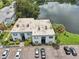 Aerial view of a building and parking lot at 811 N Keene Rd # V7, Clearwater, FL 33755