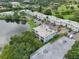 Aerial view of condo complex near golf course and lake at 811 N Keene Rd # V7, Clearwater, FL 33755