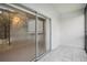 Private balcony with sliding glass doors at 811 N Keene Rd # V7, Clearwater, FL 33755