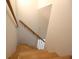 A close-up look at the wooden staircase at 517 20Th Ave, Indian Rocks Beach, FL 33785