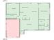 One story floor plan featuring 2 bedrooms and 2 baths at 1340 Redstart Rd, Venice, FL 34293