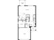 One-story floor plan, 4 bedrooms, 3 bathrooms, garage and covered patio at 2178 Nass Rd, Zephyrhills, FL 33540
