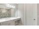 Bathroom features a large mirror and vanity area and walk in shower at 4990 Fairhope Cir, Lakewood Ranch, FL 34211