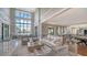 The Clubhouse features comfortable lounge areas with luxury seating, a pool table and a beautiful view at 4910 Carova Way, Lakewood Ranch, FL 34211