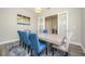Spacious dining room with a large table and seating for six at 291 Mossy River Ct, Brandon, FL 33511