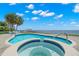 Resort-style pool and spa overlooking the water at 200 Colony Point S Rd, St Petersburg, FL 33705