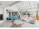 Open concept living area with modern furniture at 200 Colony Point S Rd, St Petersburg, FL 33705