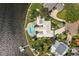 Waterfront home with private pool and dock; serene setting at 200 Colony Point S Rd, St Petersburg, FL 33705