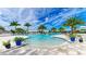 Relaxing resort-style pool with ample deck space at 18324 Rockport Pl, Lakewood Ranch, FL 34211