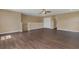 Spacious living room featuring wood-look floors at 12302 Fairlawn Dr, Riverview, FL 33579