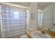 Simple bathroom with a bathtub and shower at 10255 Norwick St, Spring Hill, FL 34608
