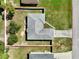 Overhead view of a single-Gathering house and backyard at 10255 Norwick St, Spring Hill, FL 34608