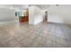 Open kitchen with island and stainless steel appliances at 3451 Sage St, Port Charlotte, FL 33948