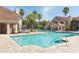 Community pool area with plenty of space for relaxation at 10407 Villa View Cir # 10407, Tampa, FL 33647
