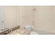 Clean bathroom with granite vanity and tub shower combo at 10407 Villa View Cir # 10407, Tampa, FL 33647