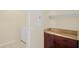 Laundry room with washer, dryer, and extra cabinets at 10407 Villa View Cir # 10407, Tampa, FL 33647