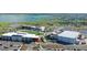 Aerial view of community near a lake at 17347 Peregrine Way, Punta Gorda, FL 33982