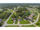 Aerial view showcasing home's location in a residential neighborhood at 1276 Banter Cir, North Port, FL 34288