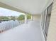 Spacious balcony overlooking the water at 3263 Sea Grape Dr, Hernando Beach, FL 34607