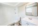 Clean bathroom with shower, toilet and vanity at 6250 Kentfield Ave, New Port Richey, FL 34653