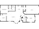 Floor plan showing 2 bed, 2 bath home with garage at 416 28Th W St, Palmetto, FL 34221