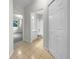 Hallway with access to bedroom and bathroom at 416 28Th W St, Palmetto, FL 34221