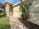 Landscaped walkway leading to house entrance at 416 28Th W St, Palmetto, FL 34221