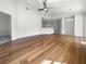 Bright living room with hardwood floors and high ceilings at 416 28Th W St, Palmetto, FL 34221