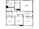 Upper floor plan with primary bedroom and three additional bedrooms at 37496 Williamette Way, Zephyrhills, FL 33540