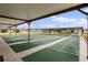 Community shuffleboard courts with covered seating at 35935 Tanda Cir, Zephyrhills, FL 33541