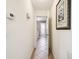Hallway leading to laundry room and bathroom at 12377 Fillmore St, Spring Hill, FL 34609