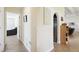 Hallway with views into bedroom and living areas at 12377 Fillmore St, Spring Hill, FL 34609