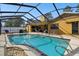 Relax and enjoy this beautiful screened-in pool area at 12377 Fillmore St, Spring Hill, FL 34609