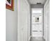 Hallway with access to bedrooms and a full bathroom at 12377 Fillmore St, Spring Hill, FL 34609