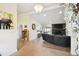 Bright and spacious entryway offering views into the living room and kitchen at 12377 Fillmore St, Spring Hill, FL 34609