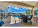 Enjoy this amazing screened pool and lanai area with a summer kitchen at 265 Belvedere Ct, Punta Gorda, FL 33950