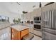 Updated kitchen with granite countertops and stainless steel appliances at 265 Belvedere Ct, Punta Gorda, FL 33950