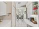 Kitchen breakfast nook with table and chairs, surrounded by windows at 7319 Eleanor Cir, Sarasota, FL 34243