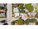 Aerial view showcasing home's location in a residential neighborhood at 1101 22Nd N Ave, St Petersburg, FL 33704