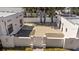 Private backyard with brick pavers and a white fence at 1101 22Nd N Ave, St Petersburg, FL 33704