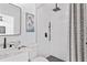 Updated bathroom with walk-in shower and marble vanity at 1101 22Nd N Ave, St Petersburg, FL 33704